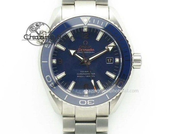 0413 Trendsetting De Ville Power Reserve SS MKF 1:1 Best Edition Blue Textured Dial on Black Leather Strap A 7742